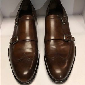 Double Strap Monk Ferragamo Shoes